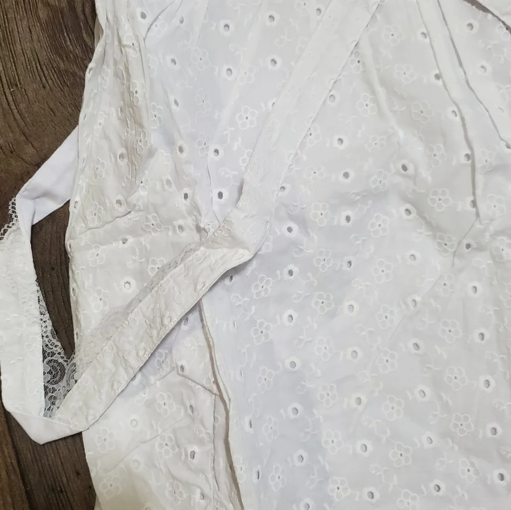 Tripp NYC white lace eyelette dress - Picture 3 of 3